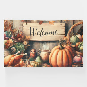 Thanksgiving/Fall/Autumn/Vintage Banner