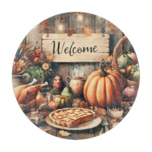 Thanksgiving/Fall/Autumn/Vintage  Cutting Board