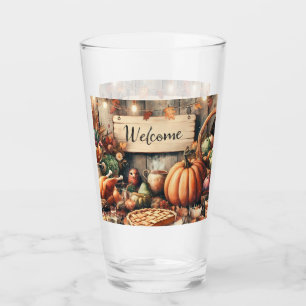 Thanksgiving/Fall/Autumn/Vintage  Glass