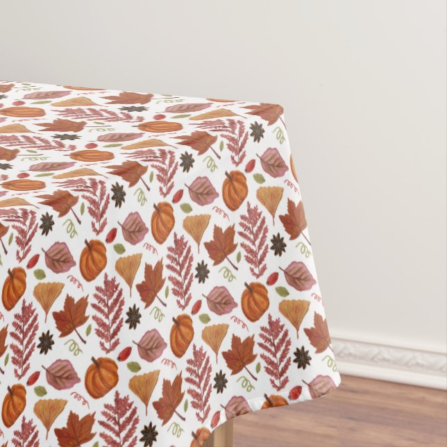 Thanksgiving Fall Harvest Celebration Tablecloth (In Situ)