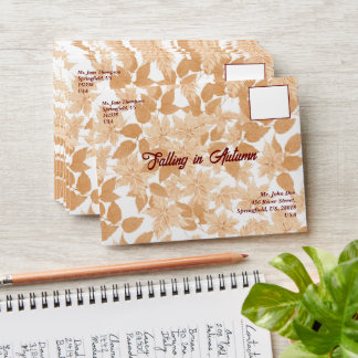 Thanksgiving fall in Autumn Envelope