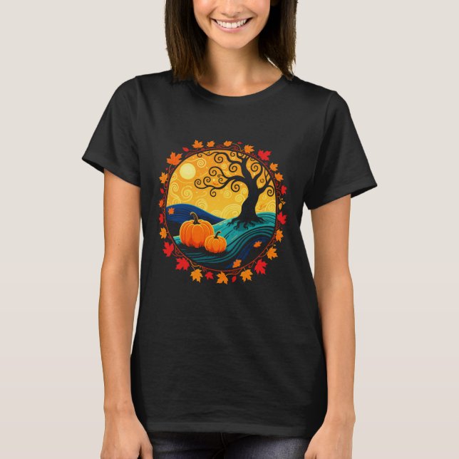 Thanksgiving Fall Season Gift For Men Women Tshirt (Front)