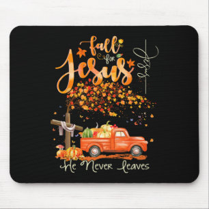 Thanksgiving Family Autumn Fall Christian Hallowee Mouse Mat