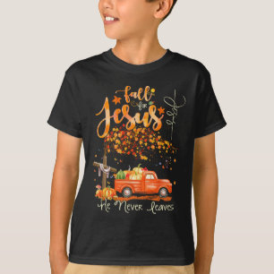 Thanksgiving Family Autumn Fall Christian Hallowee T-Shirt
