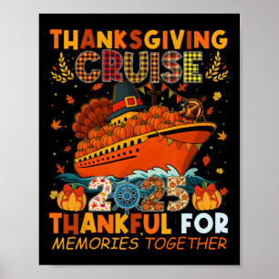 Thanksgiving Family Cruise 2025 Thankful Memories Poster