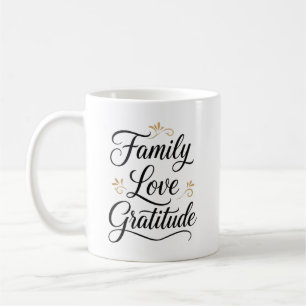 Thanksgiving Family Gratitude Coffee Mug