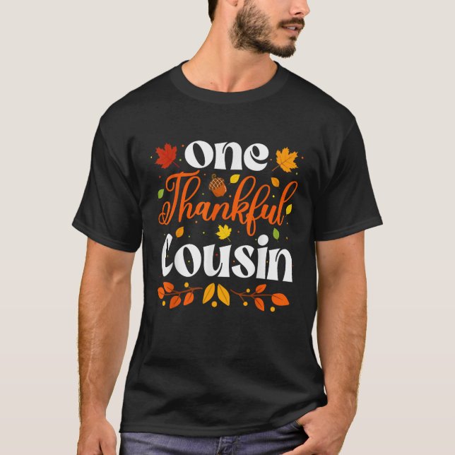 Thanksgiving Family Members Fall Matching Costume  T-Shirt (Front)