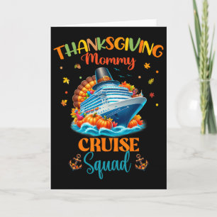 Thanksgiving Family Trip Outfit Group  Card