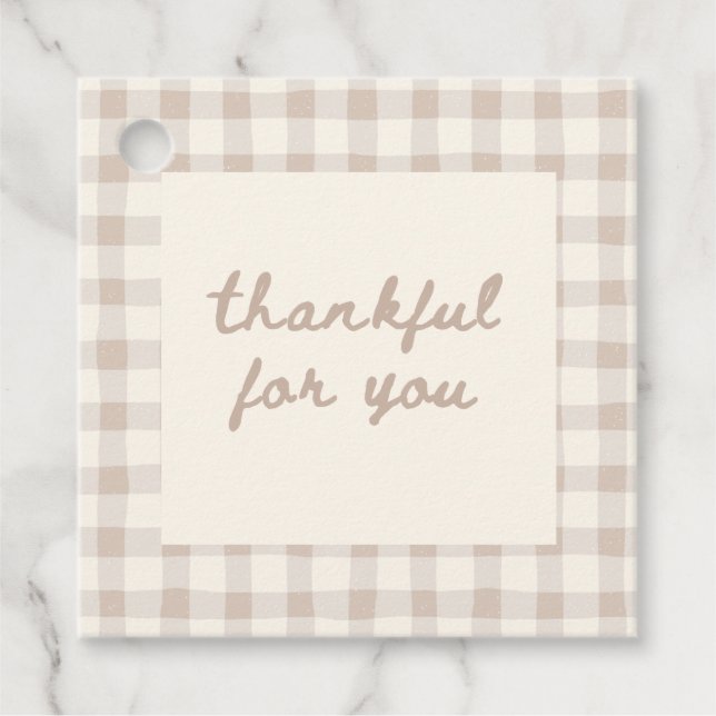 Thanksgiving Favor Gift Tag (Front)
