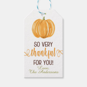 Thanksgiving Favour Tag