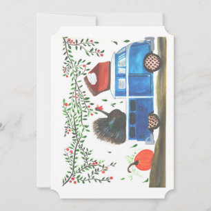 Thanksgiving Feast Delivery Holiday Card