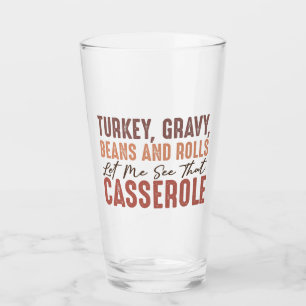 Thanksgiving Feast Glass