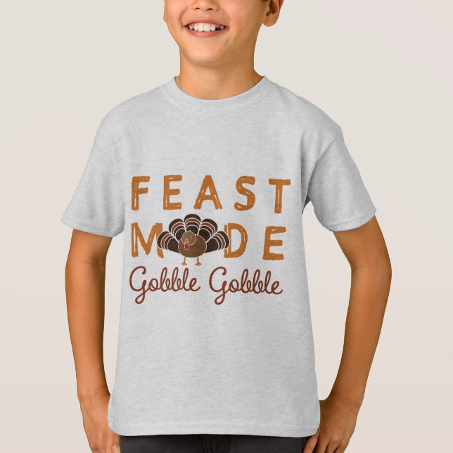 Thanksgiving Feast Mode T-Shirt (Front)