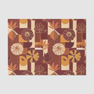 Thanksgiving Floral Harvest Pattern Tissue Paper