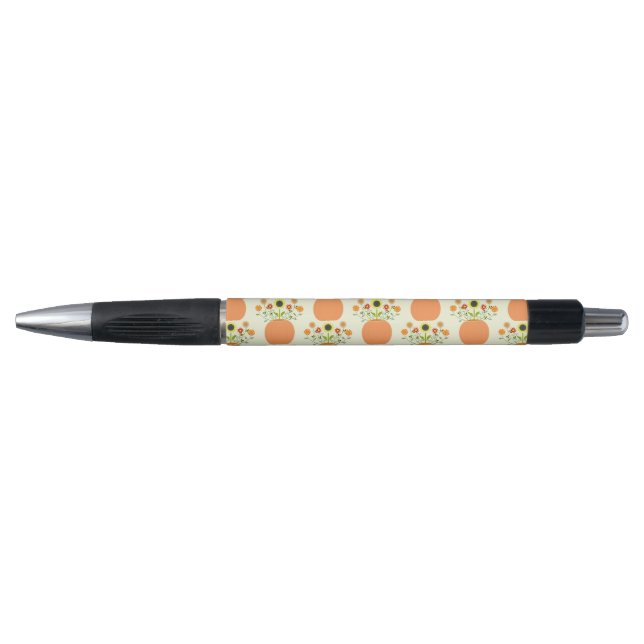 Thanksgiving Flowers in Pumpkin Patterned (Front)