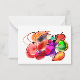 Thanksgiving food card