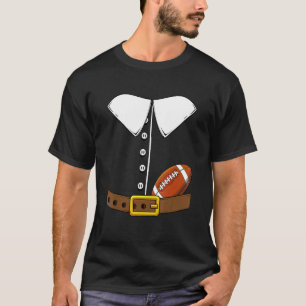 Thanksgiving Football Player Turkey Men Women T-Shirt