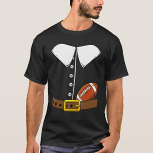 Thanksgiving Football Player Turkey Men Women T-Shirt