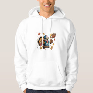Thanksgiving Football Turkey Fantasy Football Hoodie