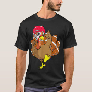 Thanksgiving Football Turkey Football Gifts Boys M T-Shirt