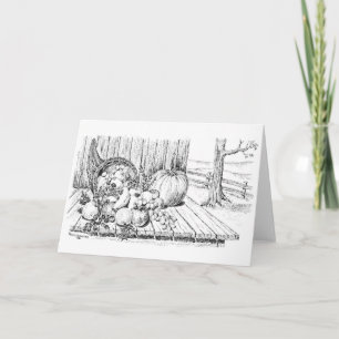 Thanksgiving for a Bountiful Harvest Holiday Card