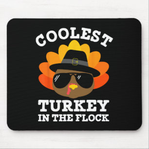 Thanksgiving for Men Boys Toddler Kids Coolest Tu Mouse Mat