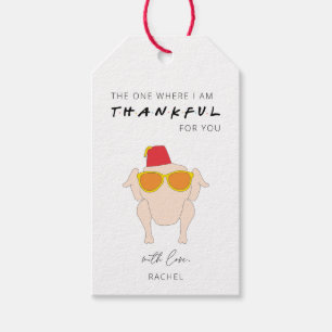 Thanksgiving Friendsgiving Thankful Gift Tags