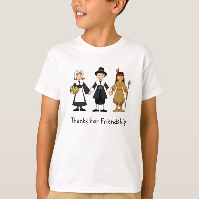 Thanksgiving Friendship Children T-Shirt (Front)
