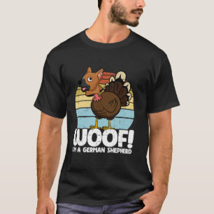 Thanksgiving Funny Fake German Shepherd Thanksgivi T-Shirt