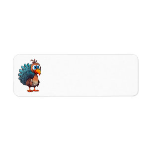 Thanksgiving Funny Turkey Address Labels