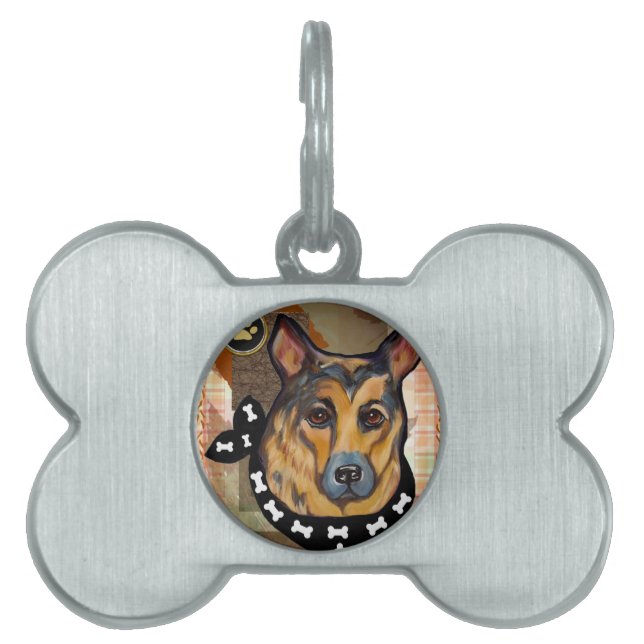 THANKSGIVING GERMAN SHEPHERD PET TAG (Front)