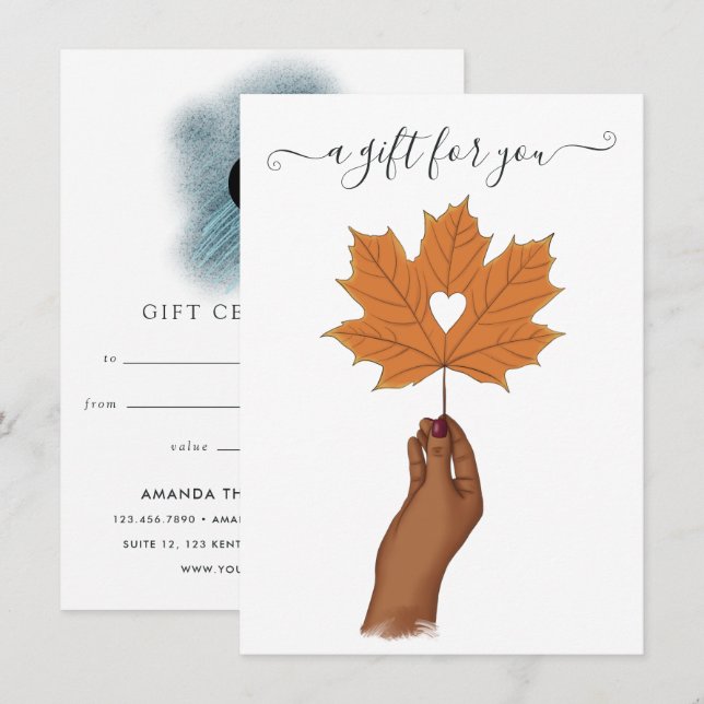 Thanksgiving Gift Certificate (Front/Back)