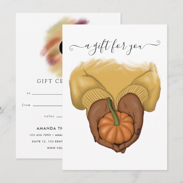 Thanksgiving Gift Certificate (Front/Back)