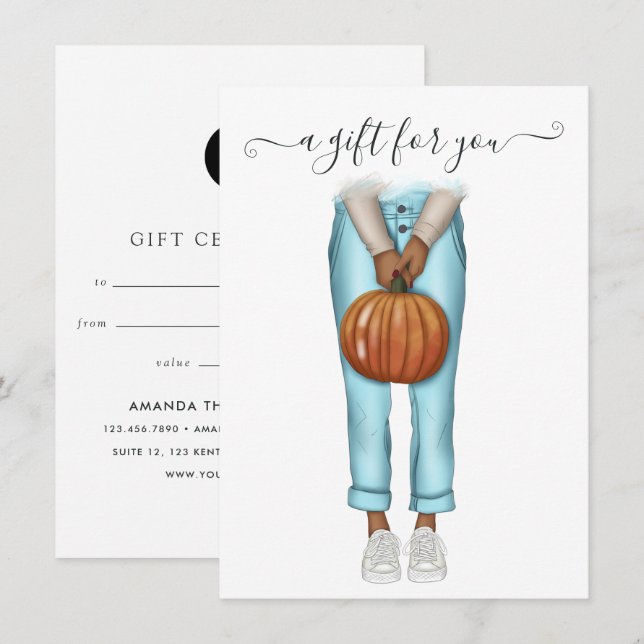 Thanksgiving Gift Certificate (Front/Back)
