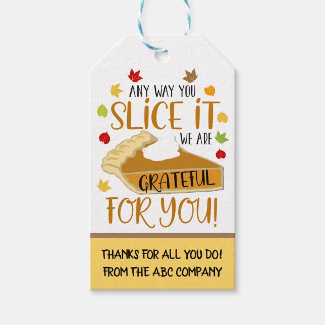 Thanksgiving Gift Tags (Front)