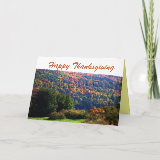 THANKSGIVING,GIVING THANKS FOR YOU card (Front)
