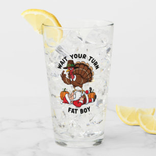 Thanksgiving Glass Cup