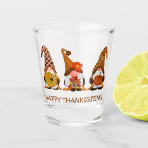 Thanksgiving Gnomes Shot Glass