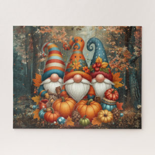 Thanksgiving Gnomes Trio Puzzle