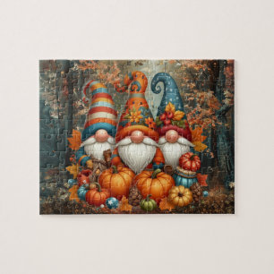Thanksgiving Gnomes Trio Puzzle