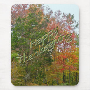 Thanksgiving Green Lane PA Autumn Foliage Mouse Mat