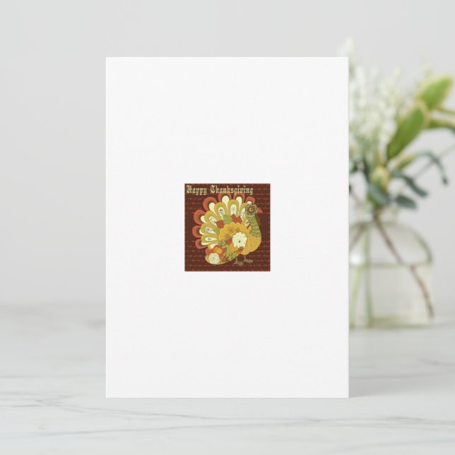 Thanksgiving Greeting Card (Standing Front)