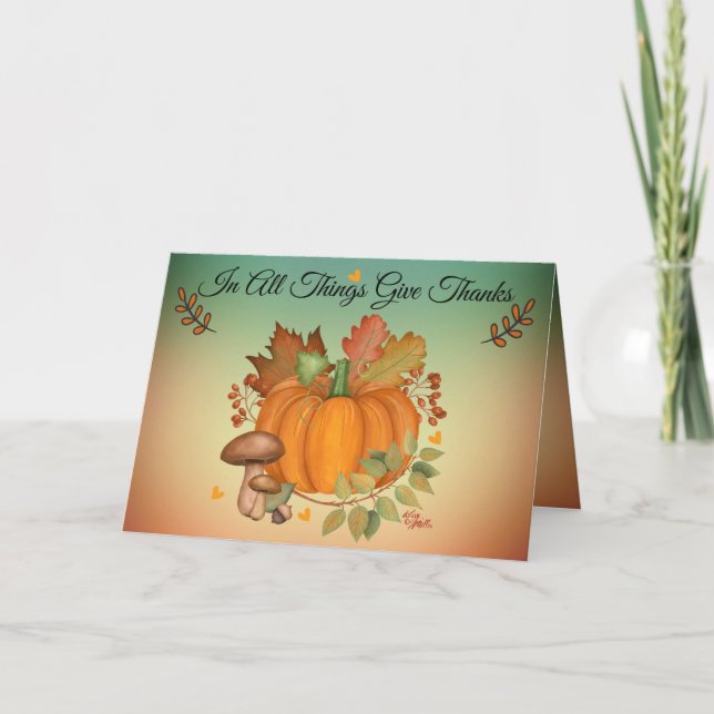 Thanksgiving Greeting Card (Front)