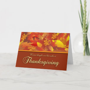 Thanksgiving Greeting Card