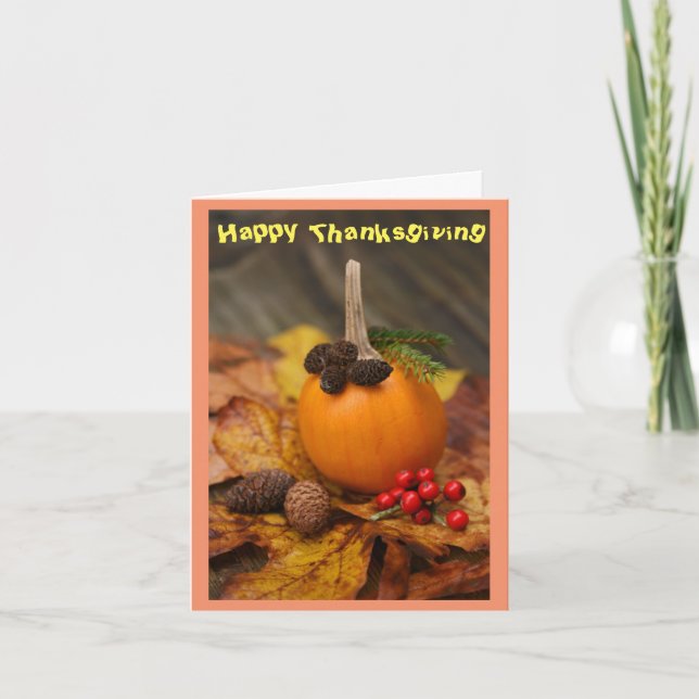 Thanksgiving Greeting Card (Front)