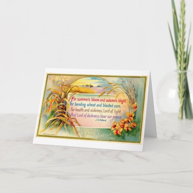 Thanksgiving Greeting Card (Front)