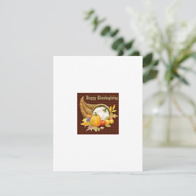 Thanksgiving Greeting Card (Standing Front)
