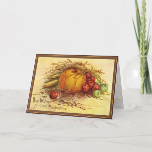 Thanksgiving Greeting Card - Best Wishes