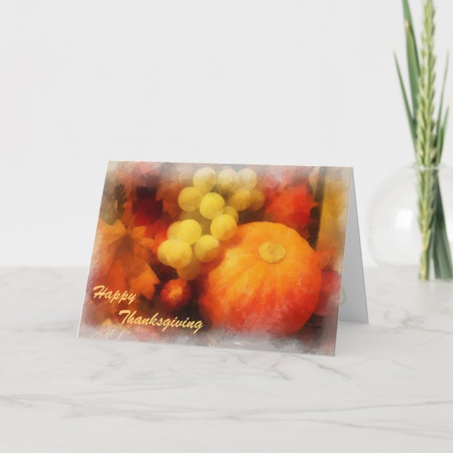 Thanksgiving greeting cards (Front)