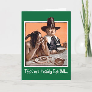 Thanksgiving Greeting Holiday Card